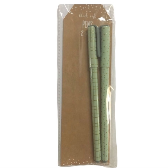 Christmas Dots Stationery Page Flags Scissors Pencil Pens Gold Mint Planner Girl - Picture 5 of 5